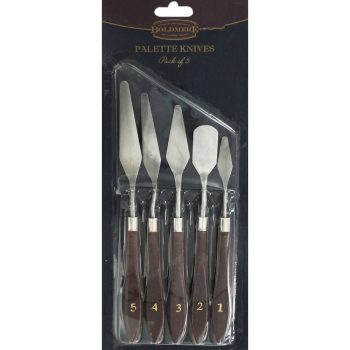 set of palette knives