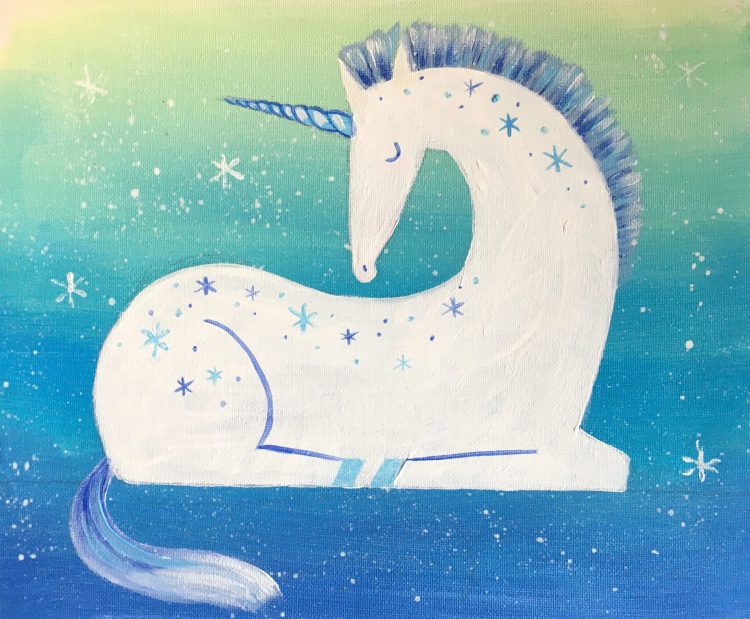 snow unicorn