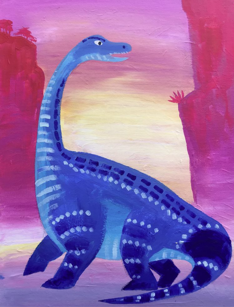 blue dinosaur