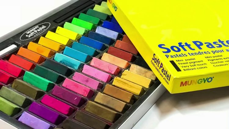 box of pastels