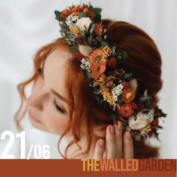 21st June - Ticket For "Flower Crown" Workshop at The Walled Garden Summer Solstice Festival