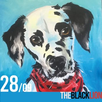 28th September- Ticket For "Spots" Paint Night 7pm with The Black Lion, Bourne End