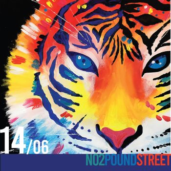 14th June - Ticket For "Tiger" Family Painting Workshop 2pm at No2, Pound Street