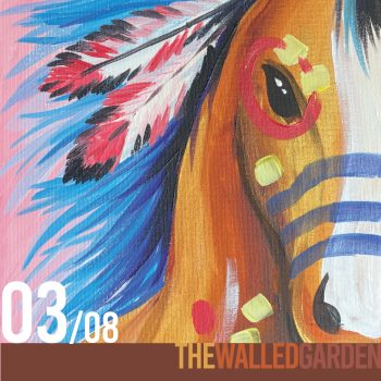 3rd August - Ticket For "Painted Pony" Family Painting Morning 9:30am at The Walled Garden