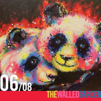6th August - Ticket For "Neon Pandas" Family Painting Morning 9:30am at The Walled Garden