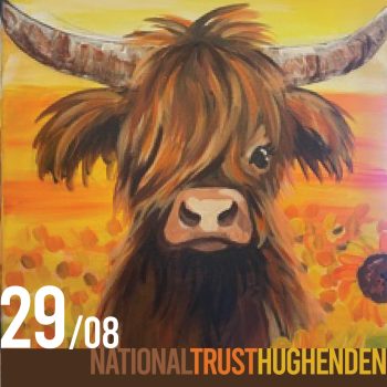 29th August - Ticket For "Sunflower Coo" Family Painting Morning 10:30am at National Trust Hughenden