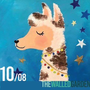 10th August - Ticket For "Drama Llama" Family Painting Workshop 9:30am at The Walled Garden