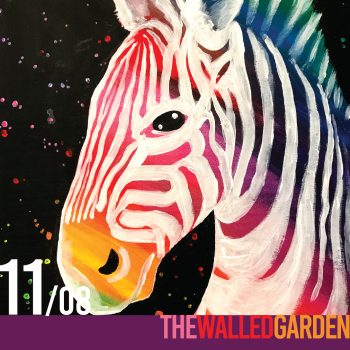 11th August - Ticket For "Rainbow Zebra" Family Painting Workshop 9:30am at The Walled Garden