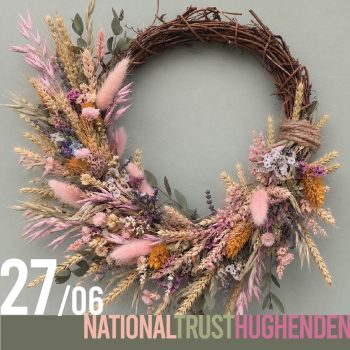 26th June - Ticket For "Summer Wreath" workshop 10:30am at National Trust Hughenden Estate