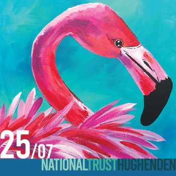 25th July- Ticket For "Pink Flamingo" Family Painting Morning 10:30am at National Trust Hughenden