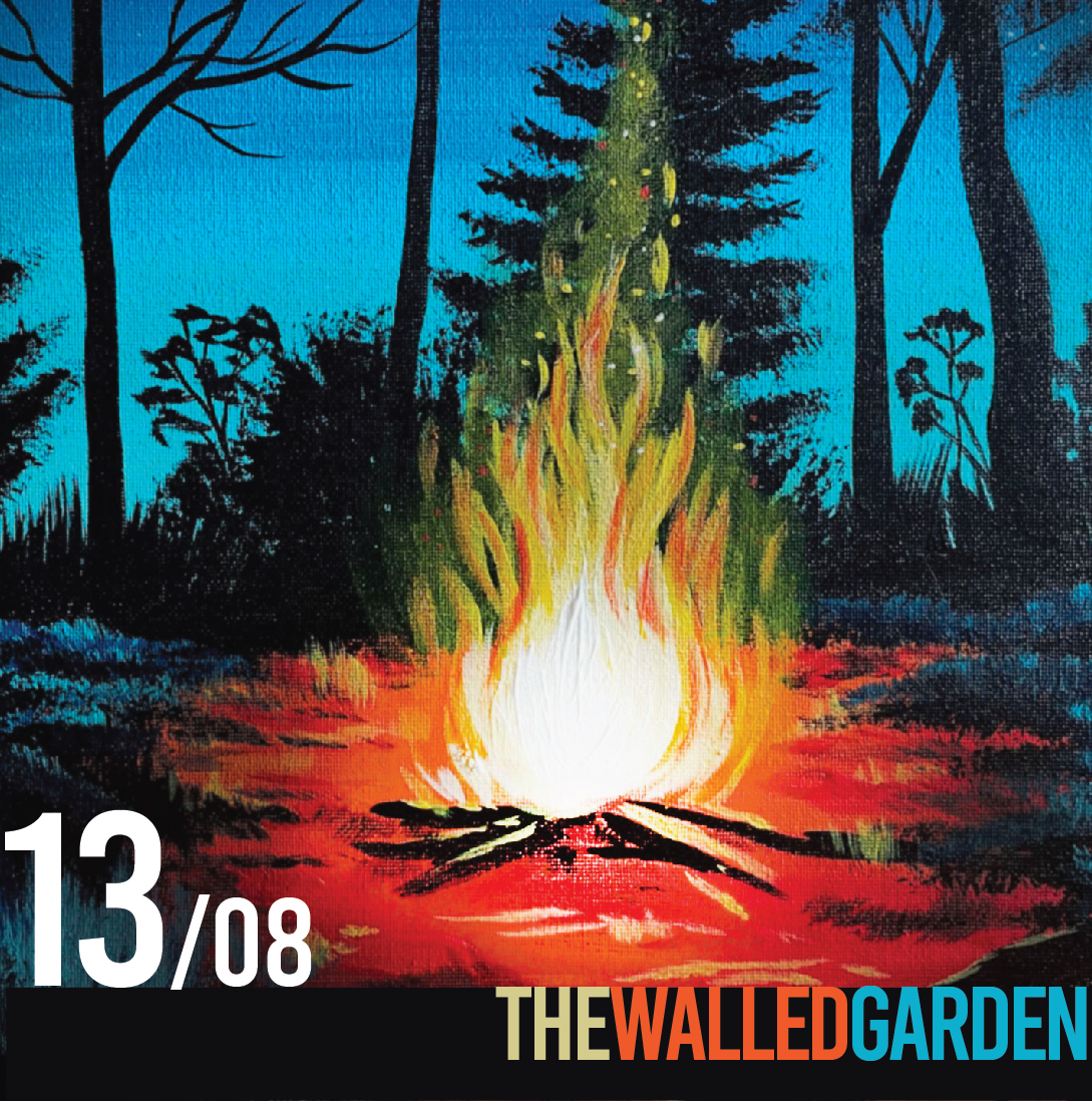 13th August - Ticket For "Camp Fire" Family Painting Workshop 9:30am at The Walled Garden