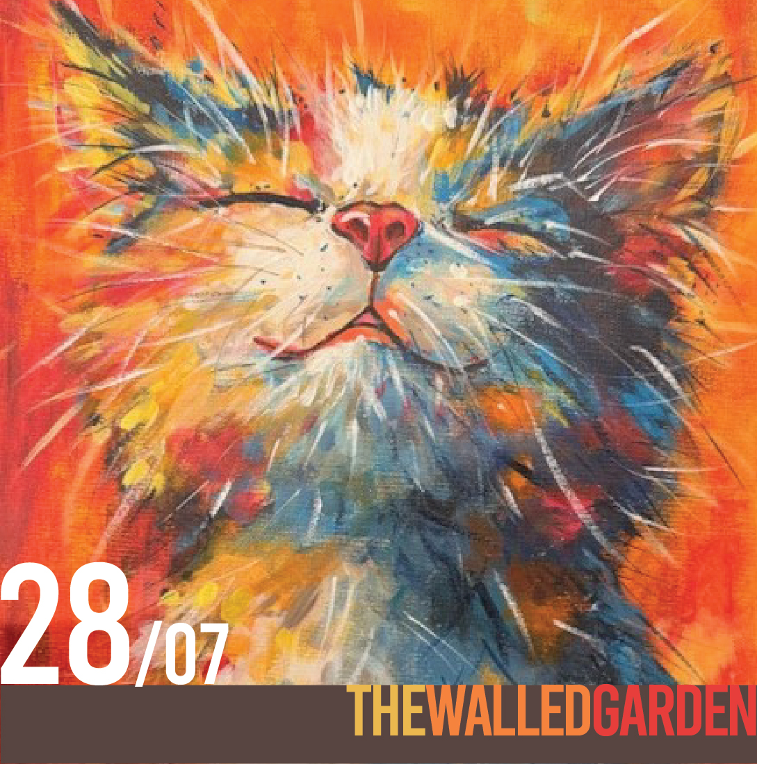 28th July- Ticket For “Happy Cat” Family Painting Workshop 2pm at The Walled Garden