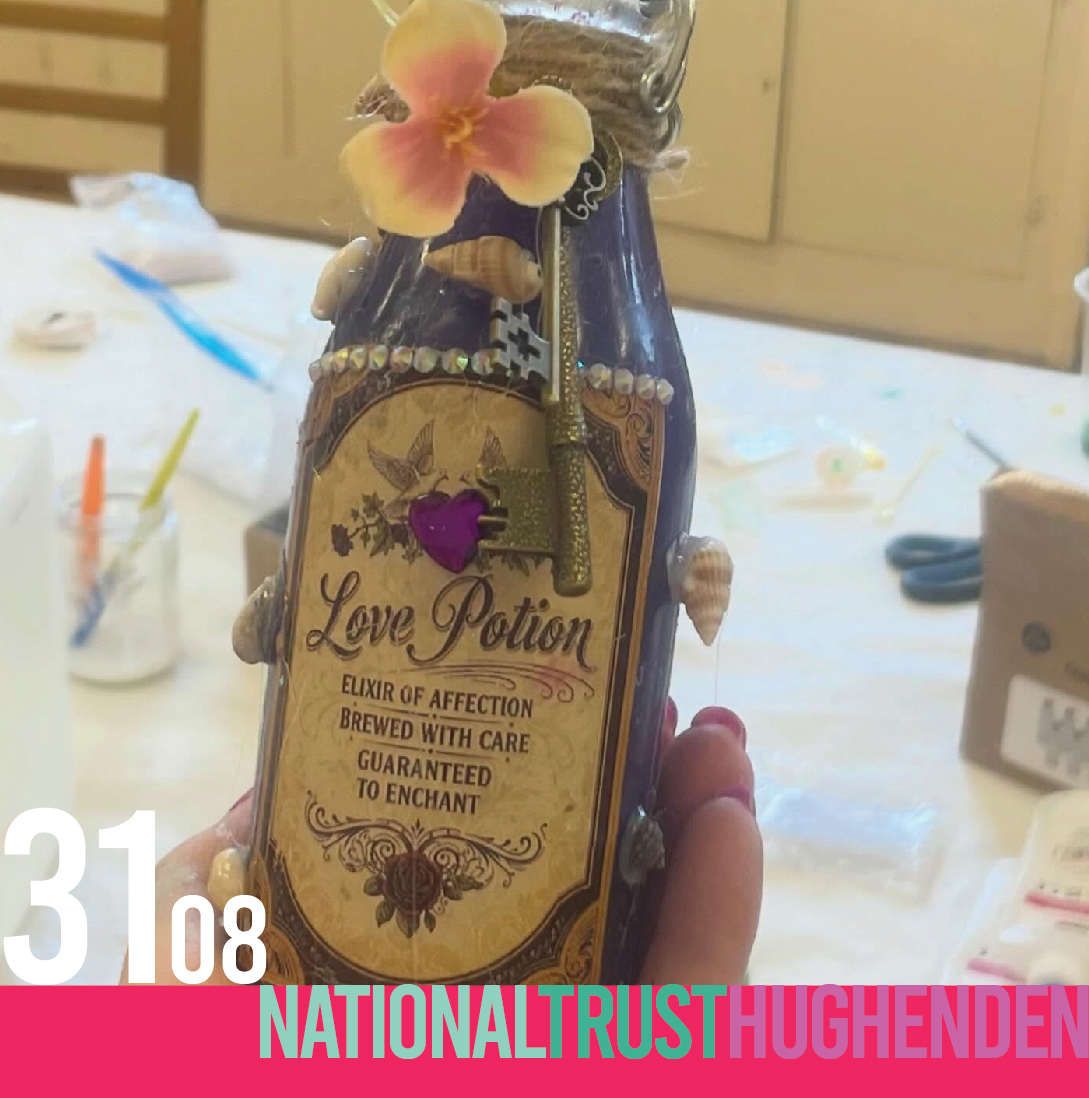 31st August- Ticket For "Potion Making" 10:30am at National Trust Hughenden