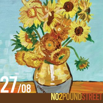 27th August - Ticket For "Vincent's Sunflowers" Paint Night 7pm at No2, Pound Street