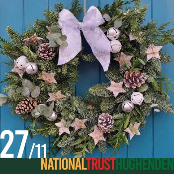 27th November - Ticket For "Christmas Wreath Making" workshop 10:30am at National Trust Hughenden Estate