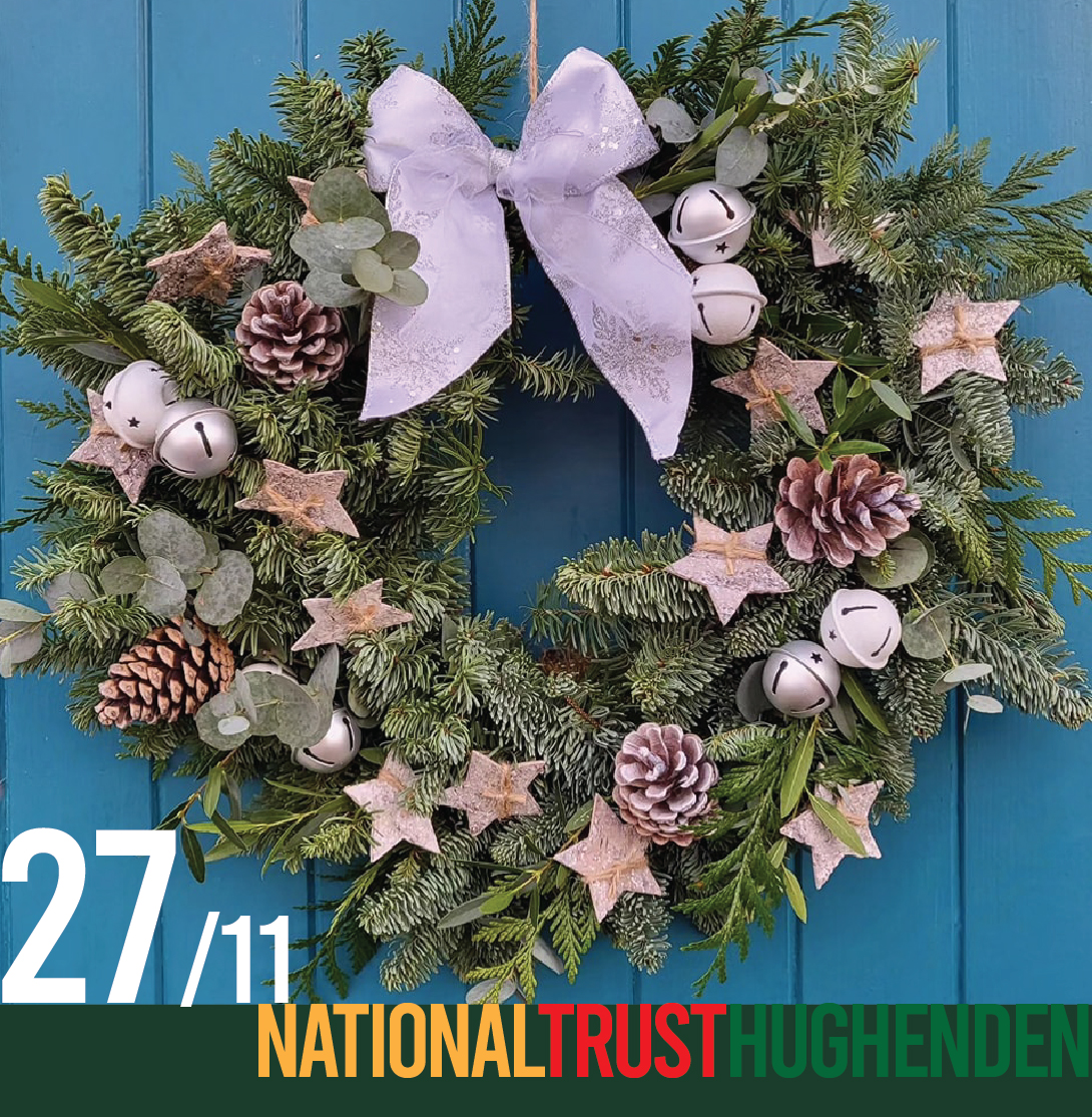 27th November - Ticket For "Christmas Wreath Making" workshop 10:30am at National Trust Hughenden Estate