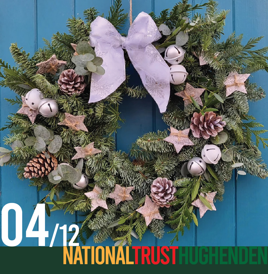 4th December - Ticket For "Christmas Wreath Making" workshop 10:30am at National Trust Hughenden Estate