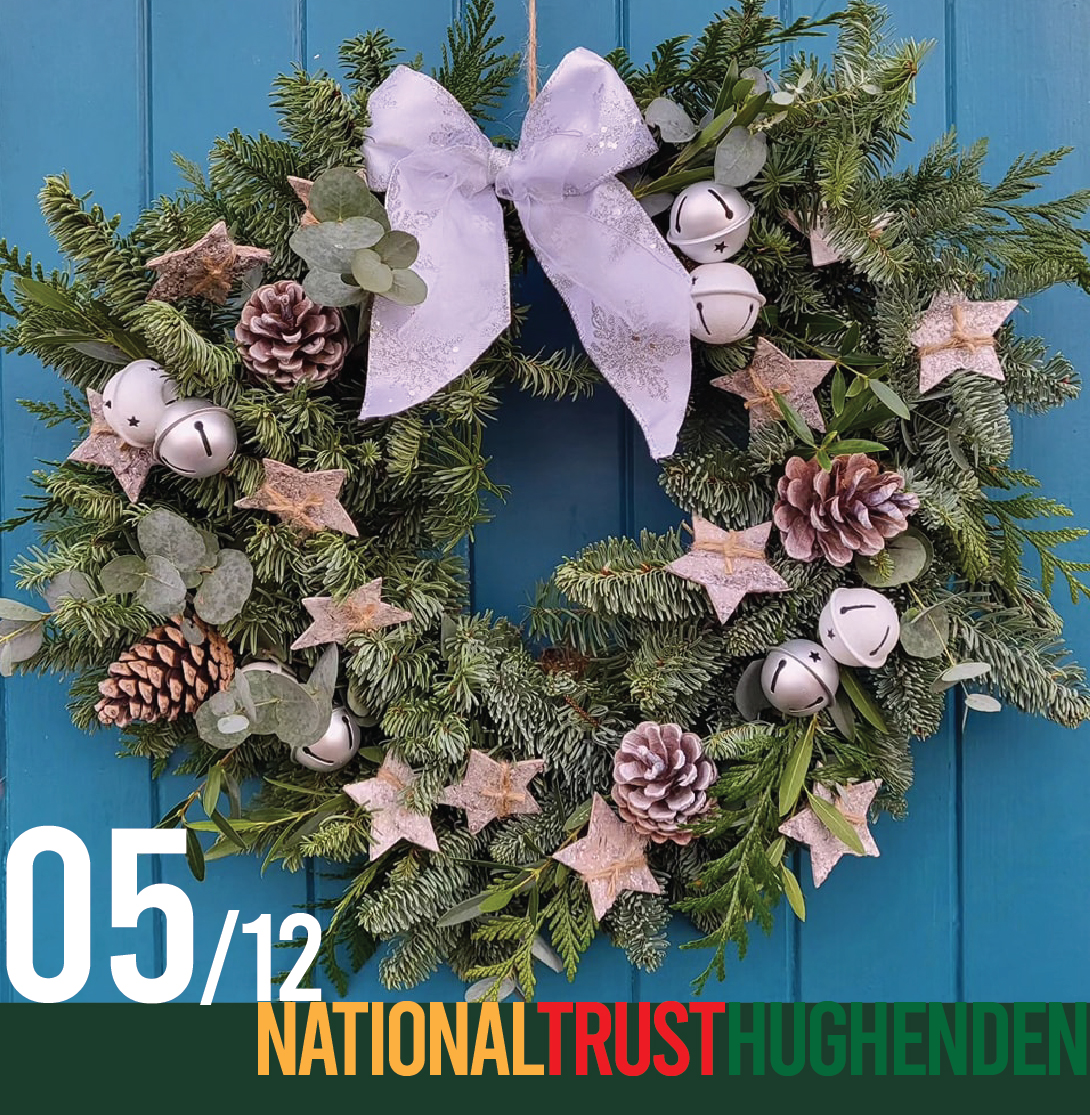 5th December - Ticket For "Christmas Wreath Making" workshop 10:30am at National Trust Hughenden Estate